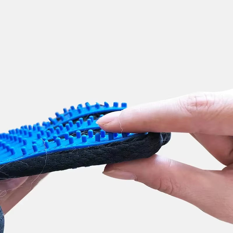 Pet Grooming Glove for Cats and Dogs - Deshedding Brush and Bath Massage Tool